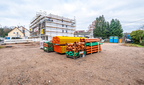 Baustelleneinrichtung für Mehrfamilienhaus in Sankt Wendel